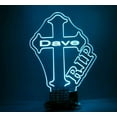 thumbnail image 6 of Night Light Up Desk Table Lamp LED Personalized Free Engraved Cross RIP, Our Newest Feature, Most Popular, It's Wow, with Remote 16 Colors Energy Efficient, Great Gift, 6 of 11