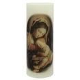 thumbnail image 4 of Mainstays 8" Unscented LED Wax Pillar Candle - Virgin Mary, 4 of 5