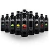 blk. Fulvic Remix Variety 12 Pack Strawberry Rhubarb, Dirty Lemonade, Black & Blueberry, Electric Coconut, Grape, Lime, Cucumber Mint and Black Cherry Black Mineral Water