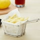 thumbnail image 4 of Cesta de almacenamiento de bocadillos, soporte de acero inoxidable para papas fritas para el hogar, soporte para bocadillos de frutas, solución innovadora, 4 of 12