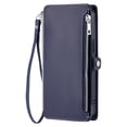 thumbnail image 4 of TECH CIRCLE for Moto G Power 5G Case 6.7" 2024 Model, Classic Flip Wallet Case with Card Slots & Cash Pocket & Zipper Pocket, PU Leather Protective Fold Cover with Shoulder Strap & Lanyard, Darkblue, 4 of 10