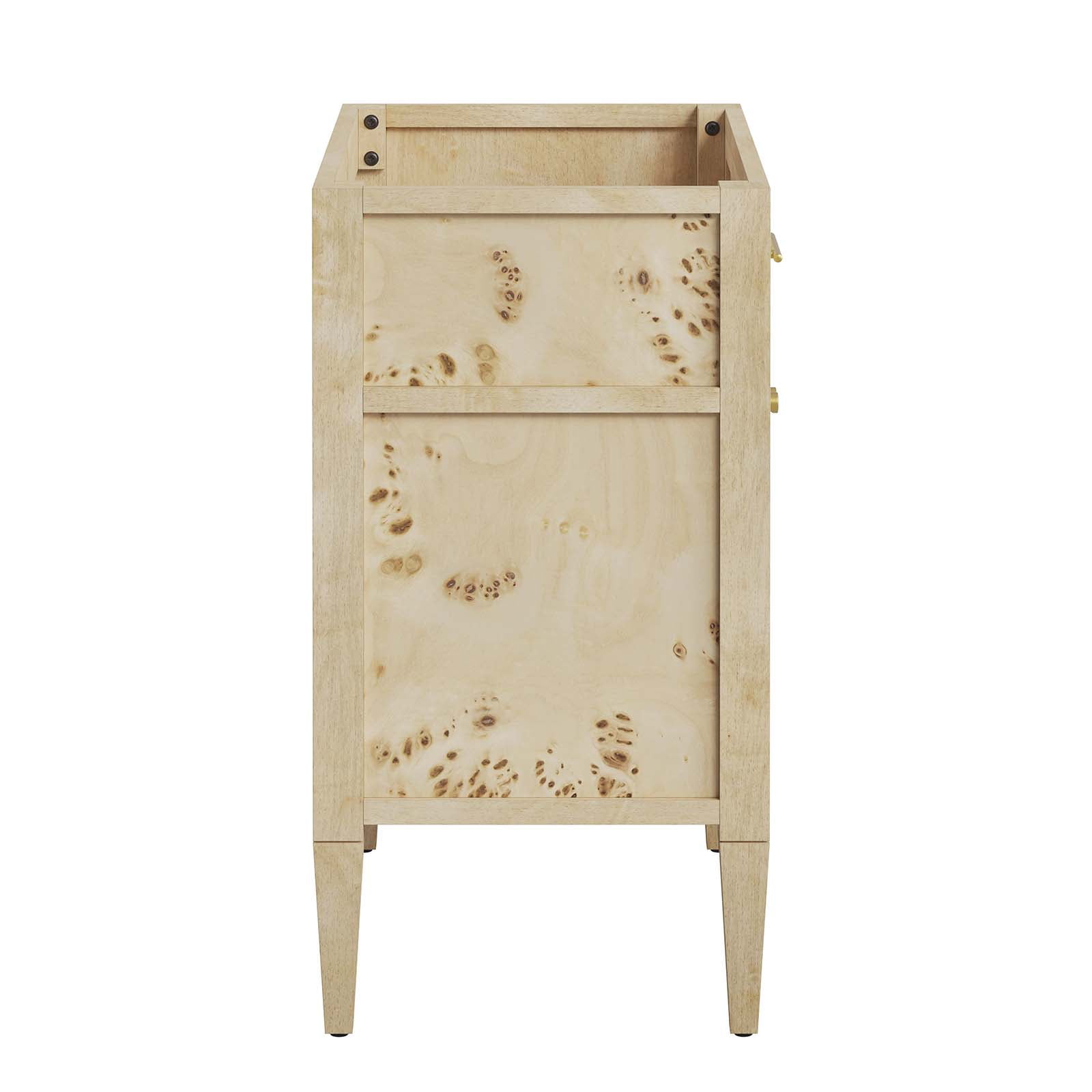 Modway Elysian 30" Bathroom Vanity Cabinet (Sink Basin Not Included) in Burgundy