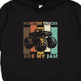 thumbnail image 3 of Inktastic Monster Trucks Are My Jam Toddler Hoodie, 3 of 4