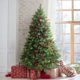 thumbnail image 4 of OasisCraft 4.5FT Prelit Christmas Tree - Adorned with 300 Clear Lights and Realistic 516 Thicken Tips Metal Stand, 4 of 6