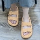 thumbnail image 5 of Zapatillas de suela gruesas zapatillas sin deslizamiento hebillas ajustables zapatos de baño sandalias para hombres mujeres, 5 of 6