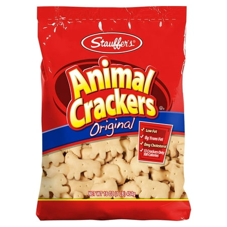 Stauffers Original Animal Crackers 16 HYZ01 oz. Bag (2 Bags)