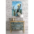thumbnail image 2 of Florida, Brown Pelicans (24x36 Giclee Gallery Art Print, Vivid Textured Wall Decor), 2 of 3