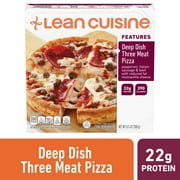 Lean Cuisine Features Deep Dish Three Meat Frozen Pizza 6.375 oz.