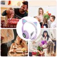 thumbnail image 4 of Audífonos Light Up Gaming Earphones inalámbricos 5.0 compatibles con Bluetooth (púrpura), 4 of 6
