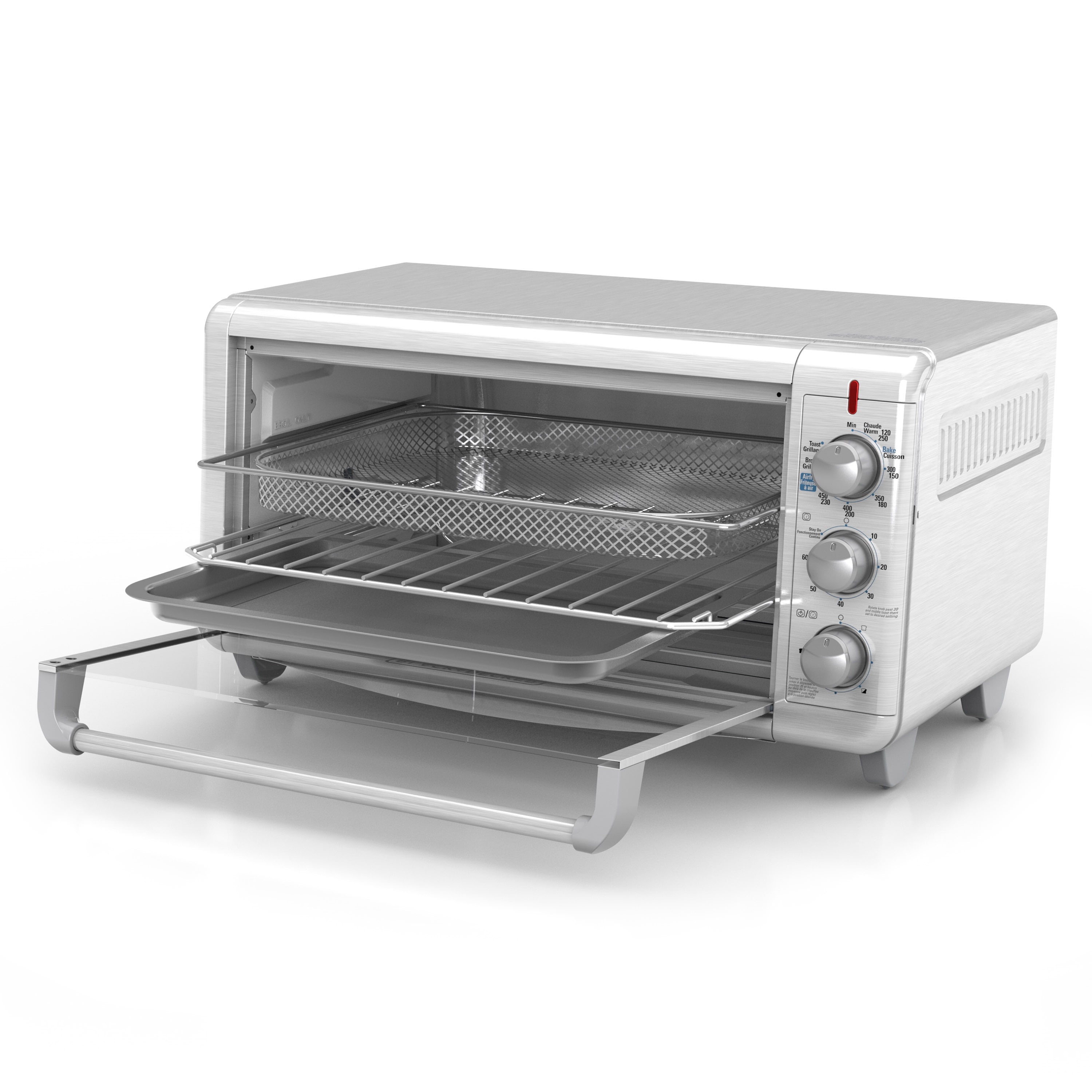 BLACK+DECKER TO3265XSSD Extra Wide Crisp 'N Bake Air Fry Toaster Oven,  Silver, Pizza Oven, Electric Oven - AliExpress