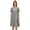 Heather Light Gray, variant on Solid Nightgown Dress For Women Nightwear Lace short sleeve Loungewear Tunic