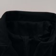 thumbnail image 5 of IYTR Men's Double Breasted Peacoat Lapel Solid Color Long Sleeve Coat Winter Warm Overcoat Long Trench Coat Black M, 5 of 6