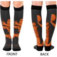 thumbnail image 2 of FREEAMG Basketball Player Splash Silhouette Compression Socks for Women and Men, 1 Pair, 2 of 7