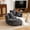 Dark Gray + Corduroy + 1 Seat + Memory Foam, variant on AUU Oversized Corduroy Bean Bag Chair for Adults, Bean Bag Sofa with Armrest and 3 Pillows, Foam Filler Lazy Sofa for Bedroom, Living Room, or Dorm