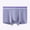 A02_Sexy Purple, variant on Men Plain Boxer Briefs Lightweight Elastic High Waist Mesh Underpants Comfortable Underpants Elastic Waistband Panties