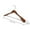 B #0, variant on Wide Shoulder Wooden Coat Hangers for Suits & Jackets | Solid Wood Clothes Hanger | 45x6x24cm | Vintage Style | Hotel & Retail Use | 1-Pack