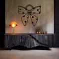 thumbnail image 2 of LaModaHome Exclusive Spotted Ribbon Detailed Ornament Metal Wall Art – Durable & Artistic Metal Wall Art for Home and Office Decor, Perfect for Any Interior Design Aesthetic, 2 of 5