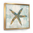 thumbnail image 1 of Coastal Pastel seashells III - Vintage Nautical Framed Canvas, 1 of 3