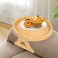 thumbnail image 4 of Clip d'Accoudoir de Canapé, Clip sur Plateau Table pour Accoudoir de Canapé, Clip d'Accoudoir de Canapé Pliable, Adapté pour Boissons/télécommande/porte-Collations (Rond), 4 of 5