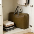 thumbnail image 3 of Bolsas Grandes de Movimiento con Manijas para Uso Pesado, Bolsa de Almacenamiento de 80x60cm Verde Militar, Portahombro, Grandes Bolsas de Almacenamiento de Plástico, 3 of 6