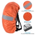 thumbnail image 3 of Uxcell 30-40L Waterproof Backpack Rain Cover with Reflective Strap S Orange, 3 of 6
