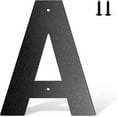 thumbnail image 2 of Hangs - Household Pendant - 6 Inch Metal House Number Metal Letters House Address Number House Numbers for Outside Mailbox Numbers for Outside Black Modern Metal Numbers and Letters, 2 of 8