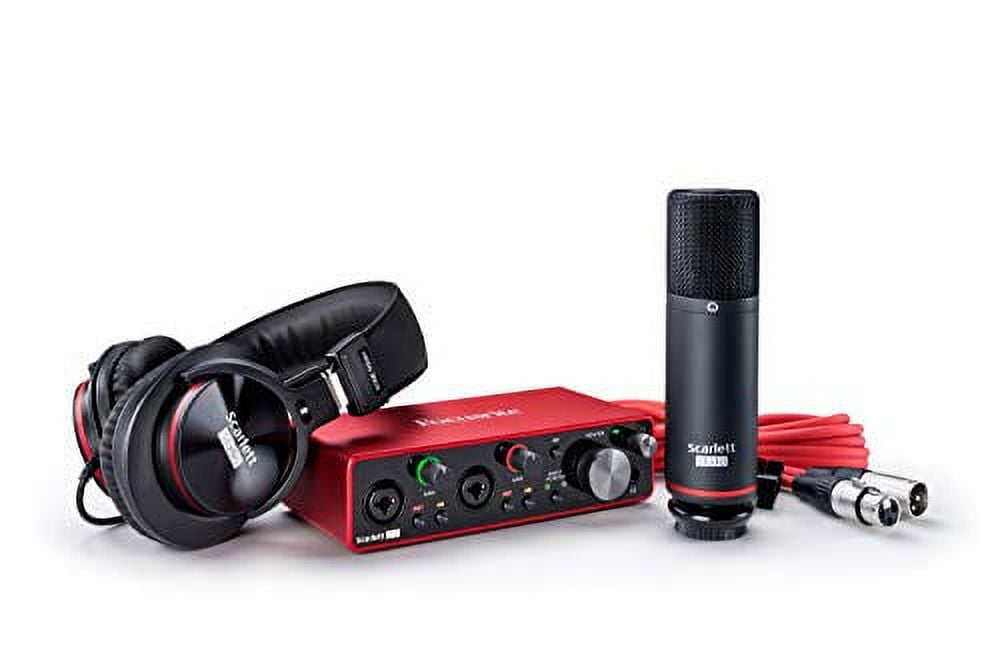 Focusrite Scarlett 2i2, 2x2 USB Audio Interface, 192kHz/24-bit, 2