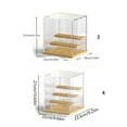 thumbnail image 3 of FENOHREFE Multipurpose Clear Acrylics Display Cabinet for Collectible Figures Easy Assembly Showcase Dolls Stand Toy Models Holder, 3 of 7