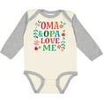 thumbnail image 3 of Inktastic Oma and Opa Love Me Girls Long Sleeve Baby Bodysuit, 3 of 5
