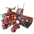 thumbnail image 1 of Modèle de Caserne de Pompiers Blocs de Construction-ZJKDGJKJ, 1 of 4