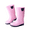 PINK, variant on Kids Rain Boots Easy-On Lightweight Waterproof Non-Slip Sole for Boys & Girls Outdoor Play Rainy Day Comfortable
