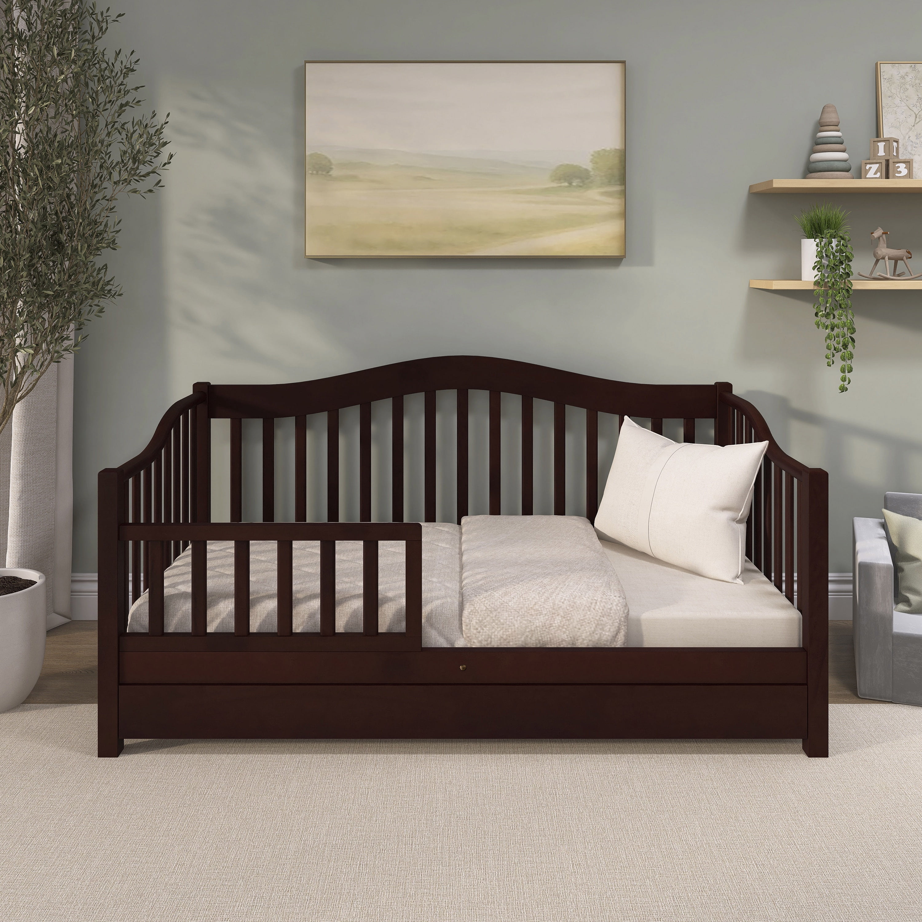 Dream on Me Toddler Day Bed, (Choose Your Finish)