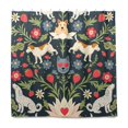 thumbnail image 2 of Yayeee Shower Curtain with Hooks 72"x72" Waterproof Fabric Bathroom Hanging Decor, Floral Dogs Pattern, 2 of 5