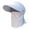 Grey, variant on Women's Ice Silk Large Brim Baseball Cap with Detachable Neck Gaiter, UPF 50+ Sun Protection Empty Top Hat for Outdoor Sports, Running, Fishing and Summer Sun Shield