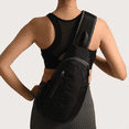 thumbnail image 5 of Mochila tipo bandolera, bandolera multiusos, mochila de viaje para senderismo, 5 of 5
