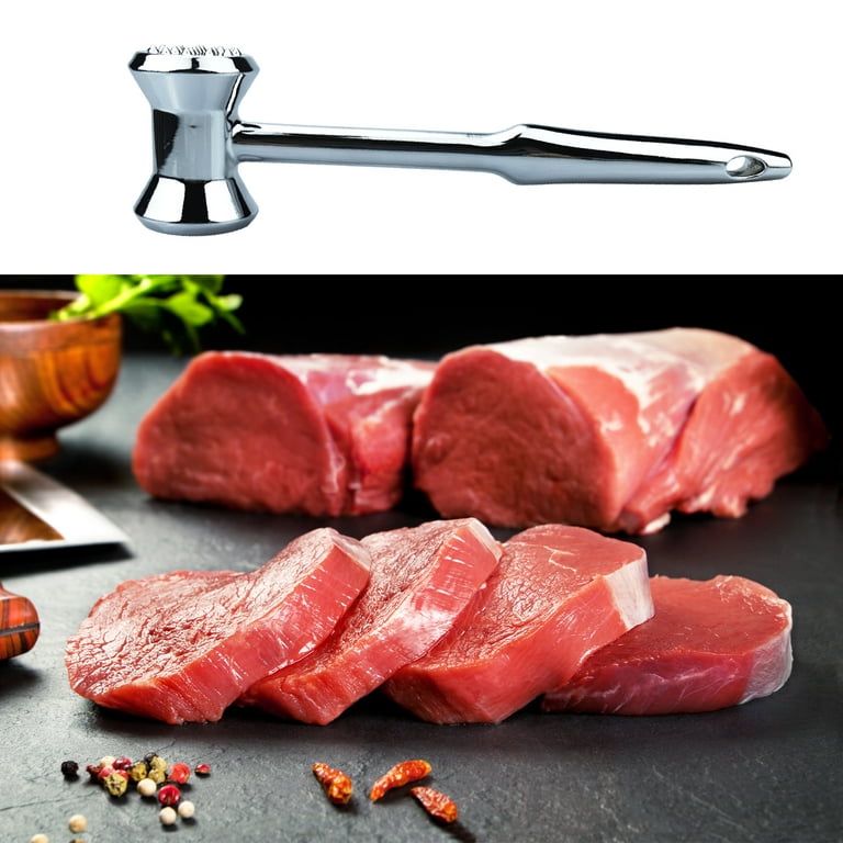 Dropship Meat Masher Tool Cube Steak Maker Meat Beater Hammer Pork Metal  Hammer Meat Stainless Steel Bbq Meat Hammer to Sell Online at a Lower Price