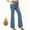 Blue, variant on Vivianyn HD Women's Fleece Lined Flare Dress Pants, High Waist Stretchy Business Casual Trousers,Light Blue,Size S-XXL
