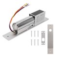 thumbnail image 1 of 5 Lines Electric Deadbolt Drop Bolt Low Temperature Delay Lock 3 Delay Times Door Access Control, 1 of 8