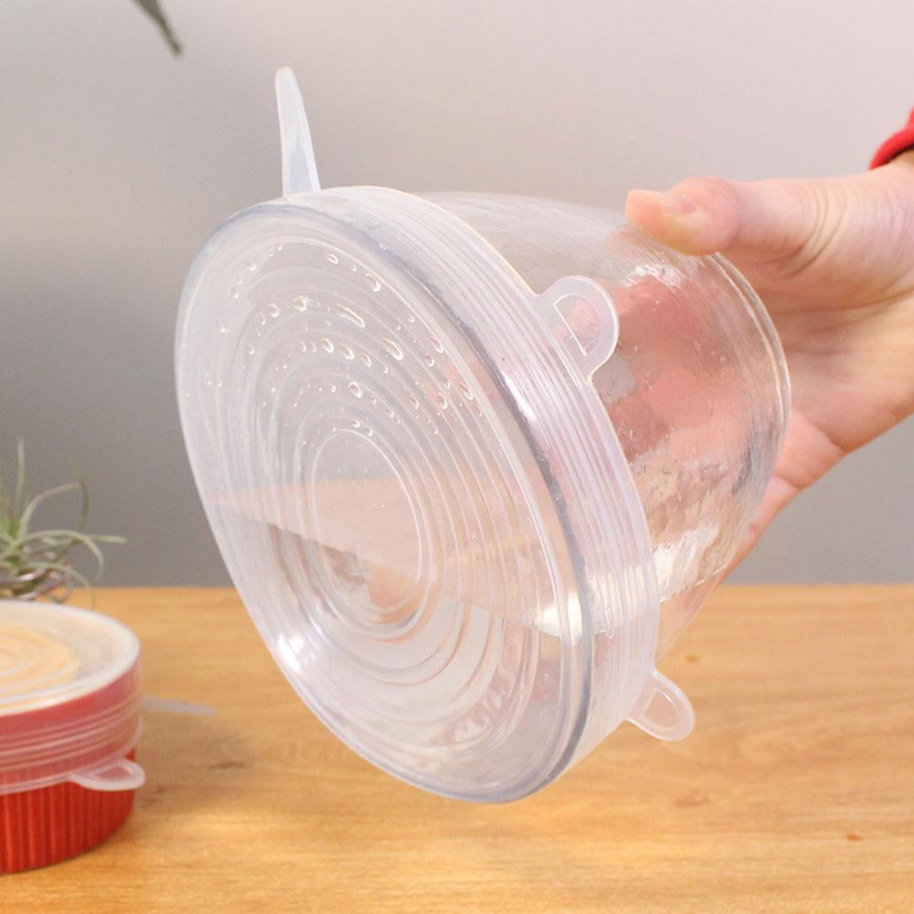 White /ND 12pcs Heat Resistant Silicone Stretch Lids Food Wrap Bowl Pan Cover White /ND 12pcs Heat Resistant Silicone Stretch Lids Food Wrap Bowl Pan Cover