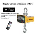 thumbnail image 2 of Digital Hanging Scale 5000KG, Portable Heavy Duty Crane LED Display Industrial Hook Electronic ,Easy to Install, 2 of 7