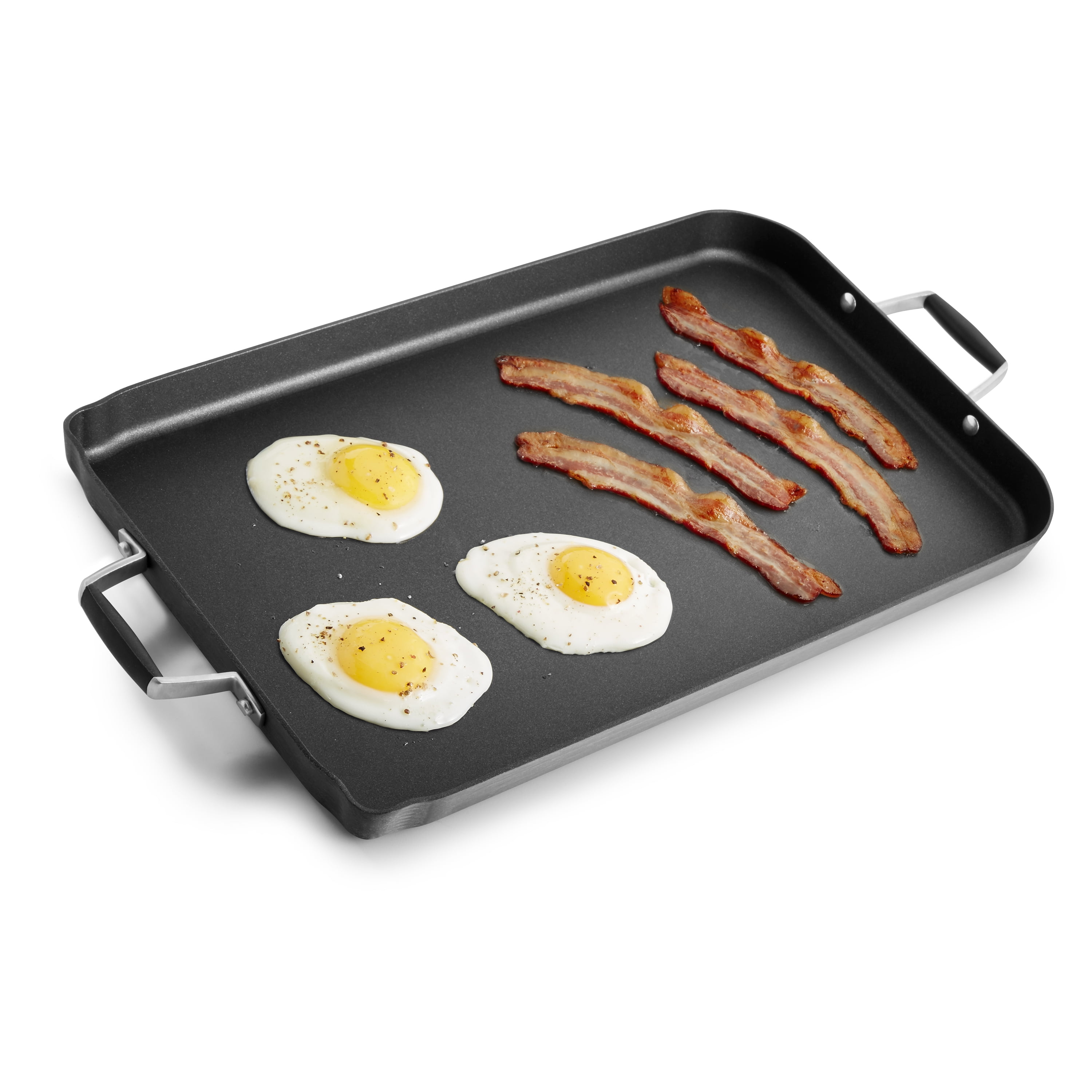 Calphalon Anodized 12 Large Griddle Pan Skillet Nonstick Groove VGUC