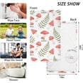 thumbnail image 2 of Coolnut Hand Towels Red Mushroom Patterned 2 PCS, Cotton Bath Towel for Drying Face Hands Body Decorative Water Absorbent Lightweight Towels for Bathroom Ktichen Travel Gym, 16"x28", 2 of 6