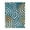 Navy Blue-Cream, variant on BNM Modern Geometric Indoor Outdoor Area Rug, 4' x 6', Multicolor