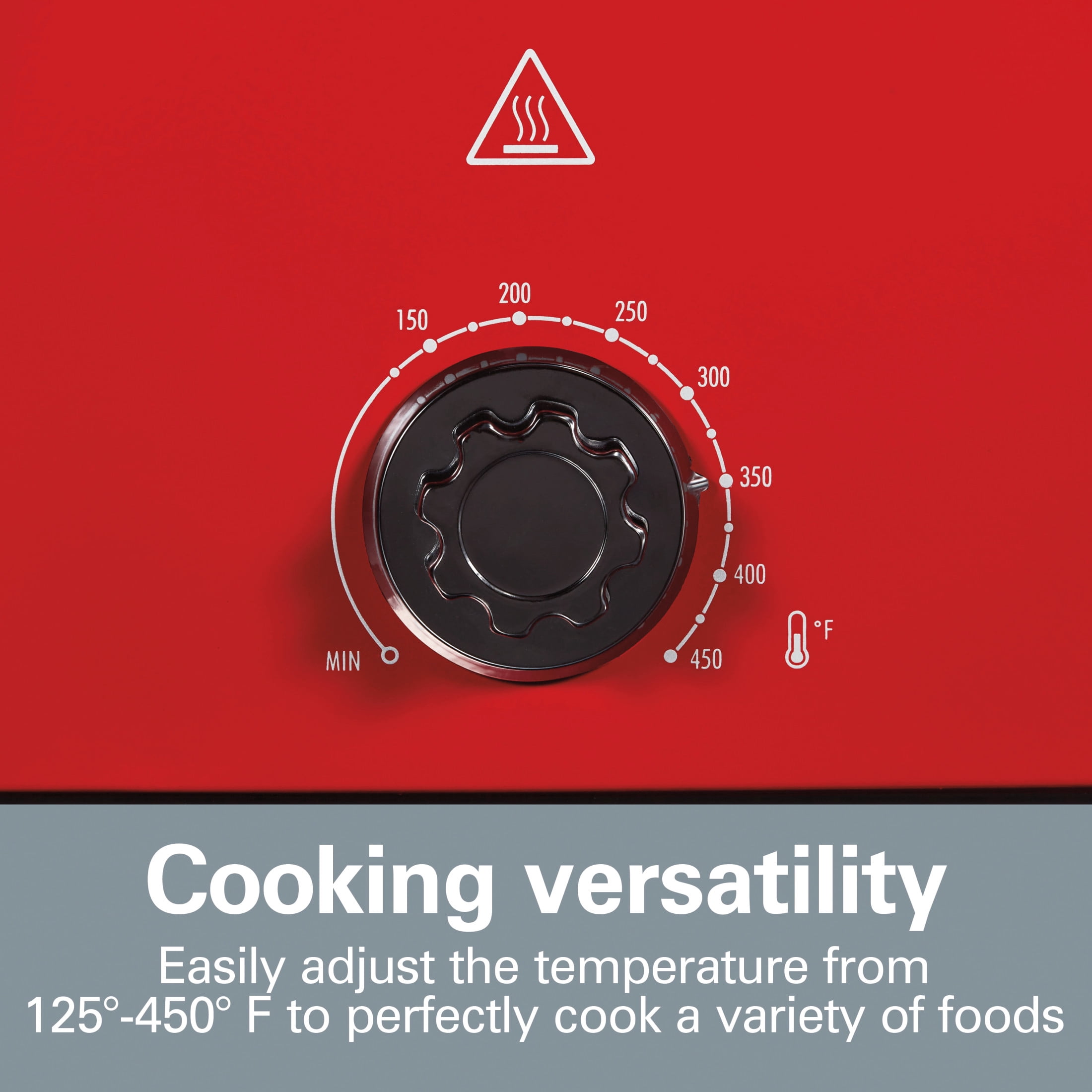 Hamilton Beach 22 Quart Electric Roaster Oven with Removable Pan, Red