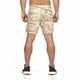 thumbnail image 3 of Shorts deportivos 2 en 1 para hombre Hombres 2-en-1 Entrenamiento Pantalones cortos para correr Deporte Cadera Fitness Ligero Gimnasio Yoga Entrenamiento Ropa deportiva Corbata Cinturón Cintura Pantal, 3 of 4