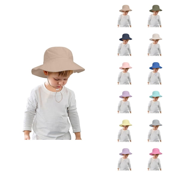 Toddler Cotton Baseball Cap Curved Brim Hop Style Adjustable Sun Hat for Boys Girls Age 1-5 Soft Breathable UV Protection Outdoor Sports Casual Streetwear Daily Wear Summer Essentials