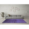 thumbnail image 3 of Ahgly Company Machine Washable Indoor Rectangle Oriental Blue Industrial Area Rugs, 4' x 6', 3 of 4