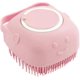 thumbnail image 1 of Cepillo de baño para mascotas con pinza de goma, cepillo de masaje para champú para gatos y perros, ideal para el aseo durante la ducha o el baño (rosa)., 1 of 5