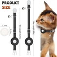 thumbnail image 2 of Reflective Breakaway Cat Collar with Bell GPS Tracking Safety Pet Collar for Indoor Outdoor Cats and Kittens, 2 of 6