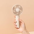 thumbnail image 1 of Ventilador de mano JISULIFE FA21, 4500 mAh, recargable por USB, color beige, 1 of 6